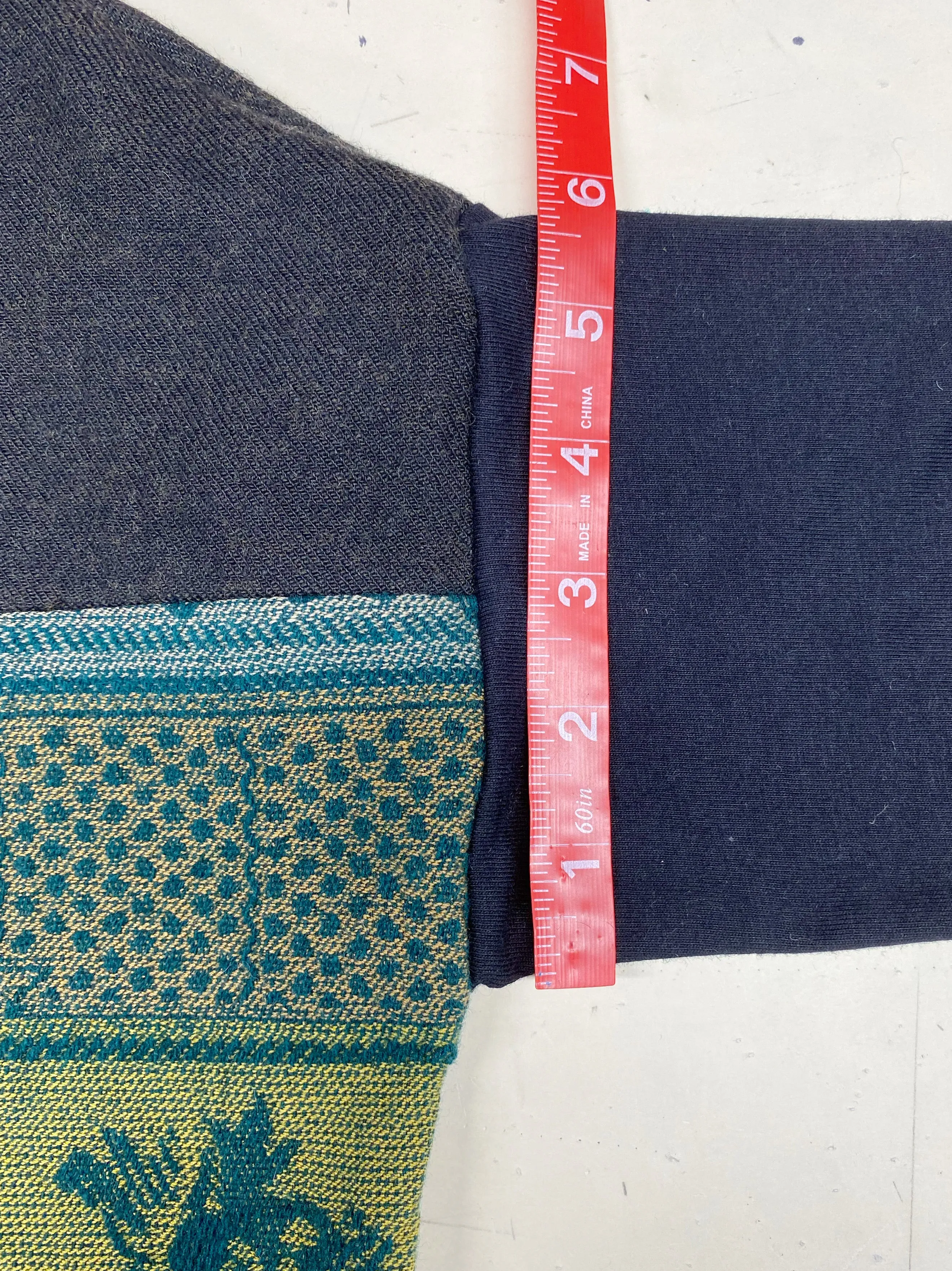 lincoln remnant patched tunic