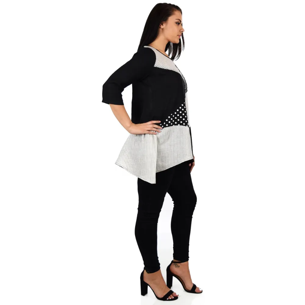 Linen & Gauze Mix N Match Linen Tunic (Women's)