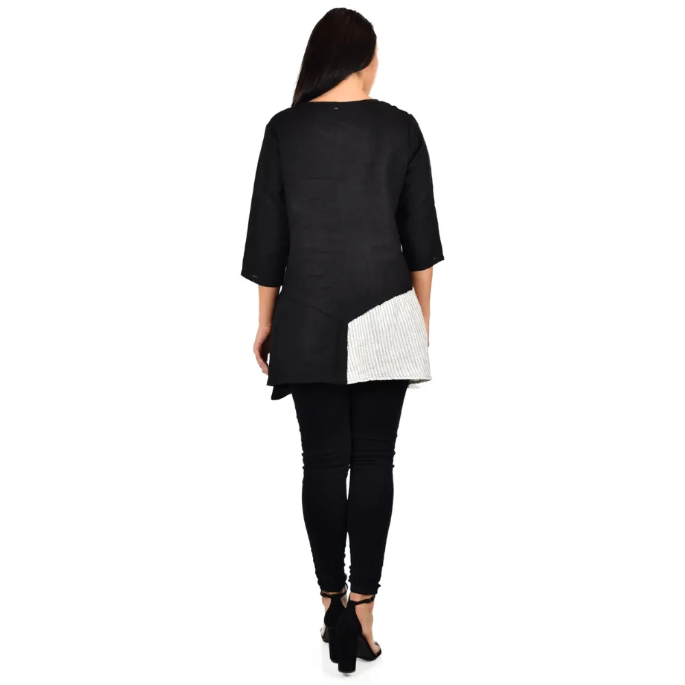 Linen & Gauze Mix N Match Linen Tunic (Women's)