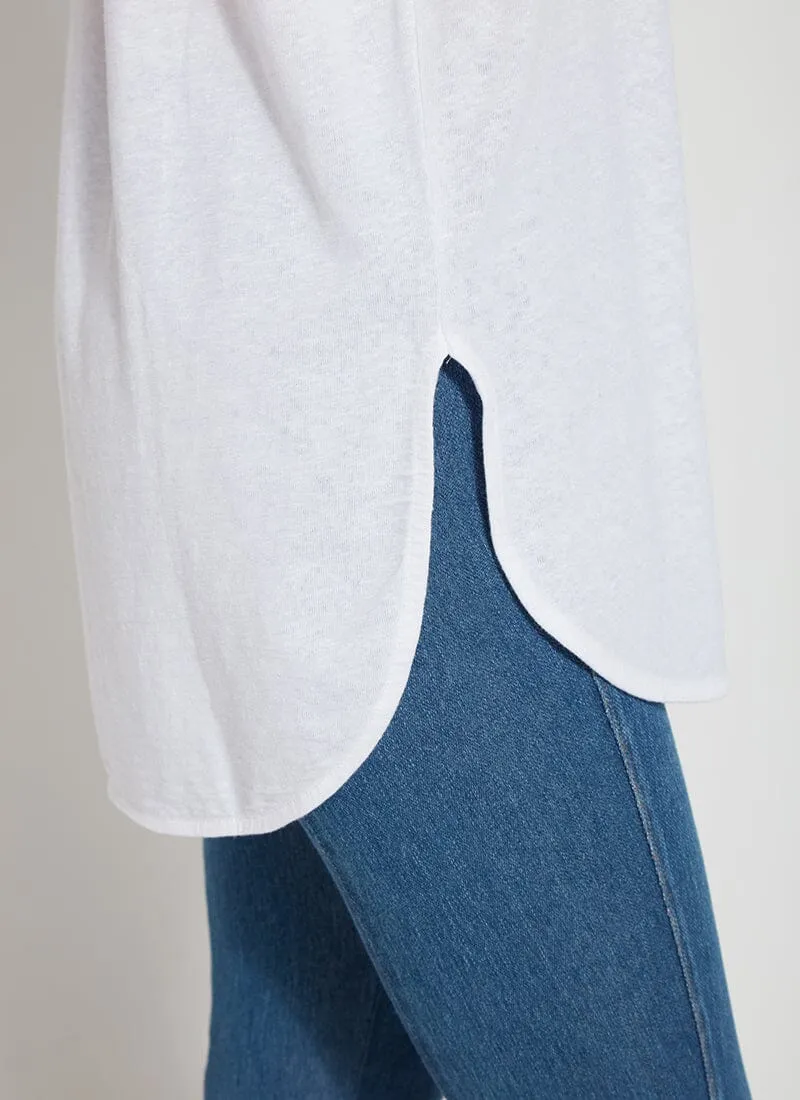 Linen Jersey Button Down