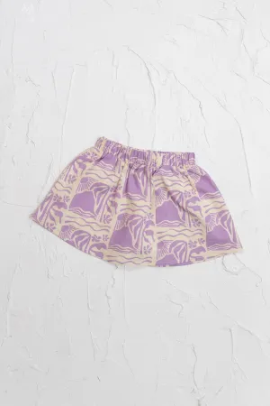 Linen Skirt - Lilac