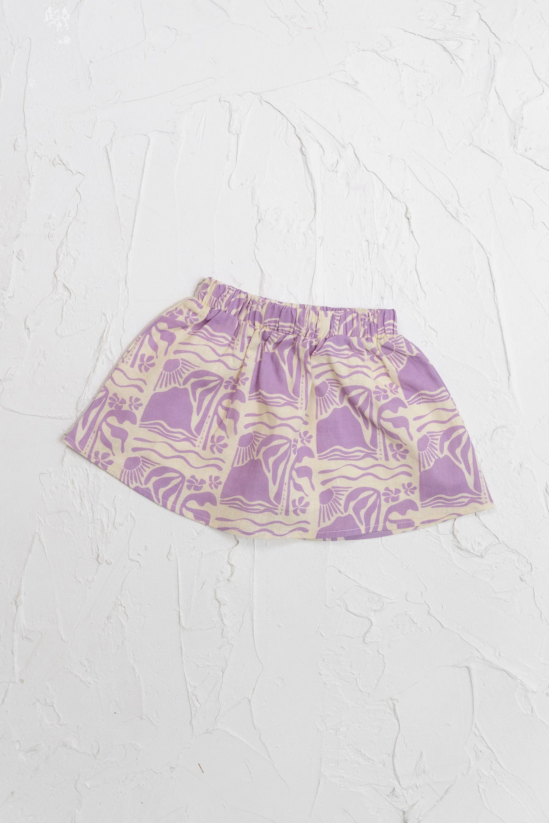Linen Skirt - Lilac