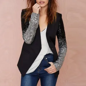 Long Sleeve Lapel Fashion Work Blazers
