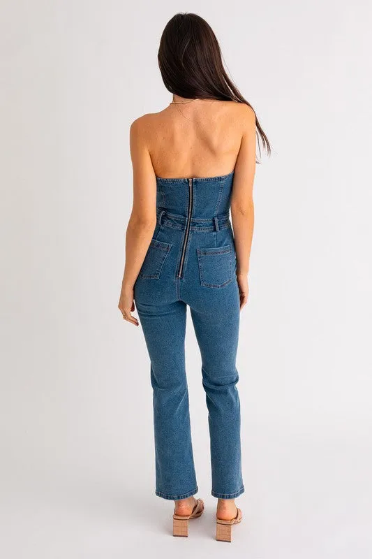 Loretta Denim Jumpsuit