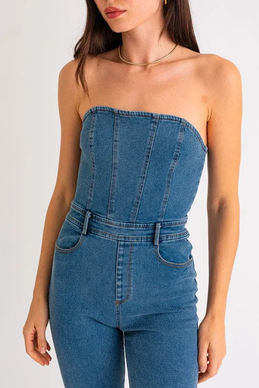Loretta Denim Jumpsuit