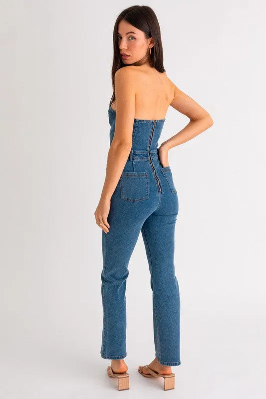 Loretta Denim Jumpsuit