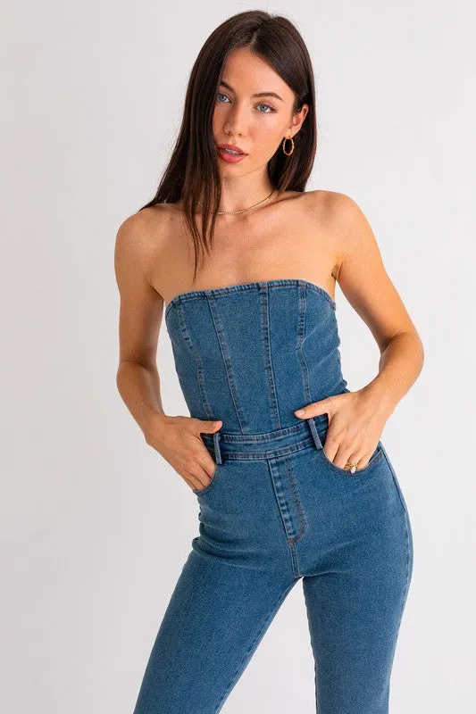 Loretta Denim Jumpsuit
