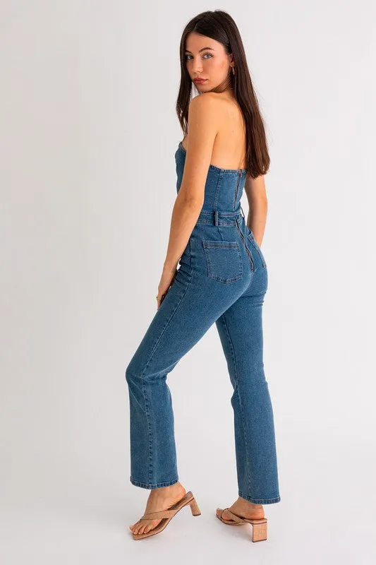 Loretta Denim Jumpsuit