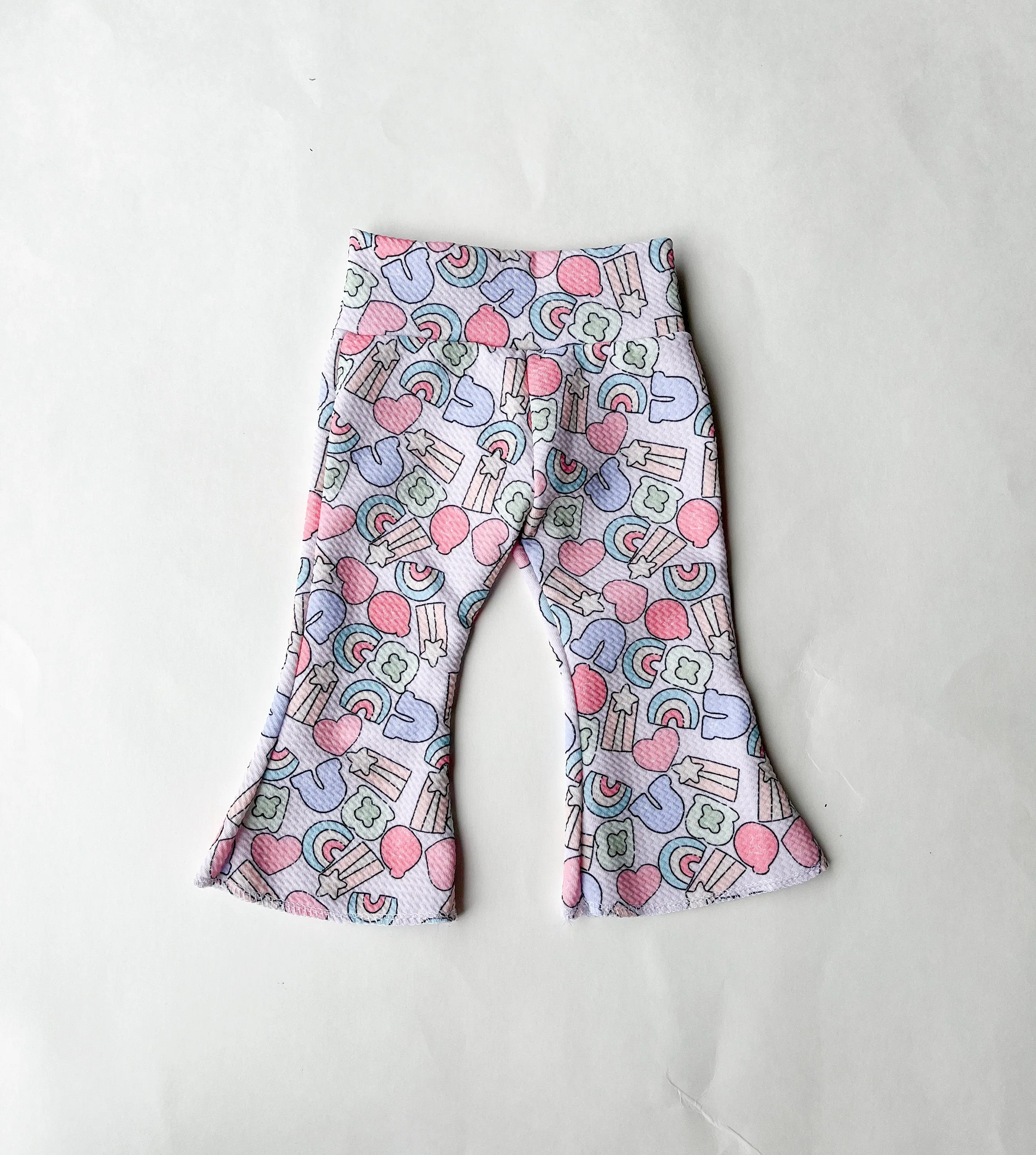 Lucky Charm St. Patrick's Day Bell Bottoms