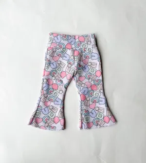 Lucky Charm St. Patrick's Day Bell Bottoms