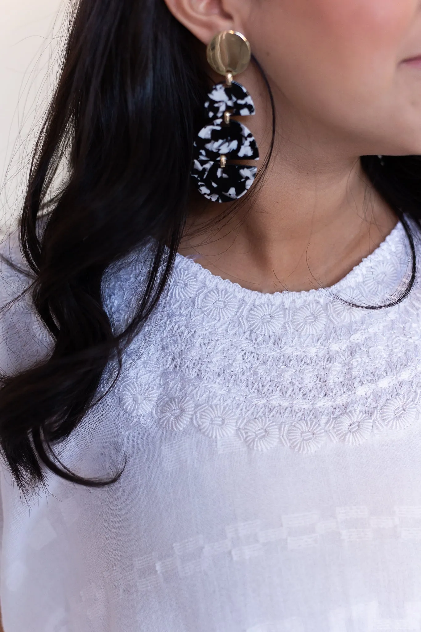 Luna Tunic | Daisy White