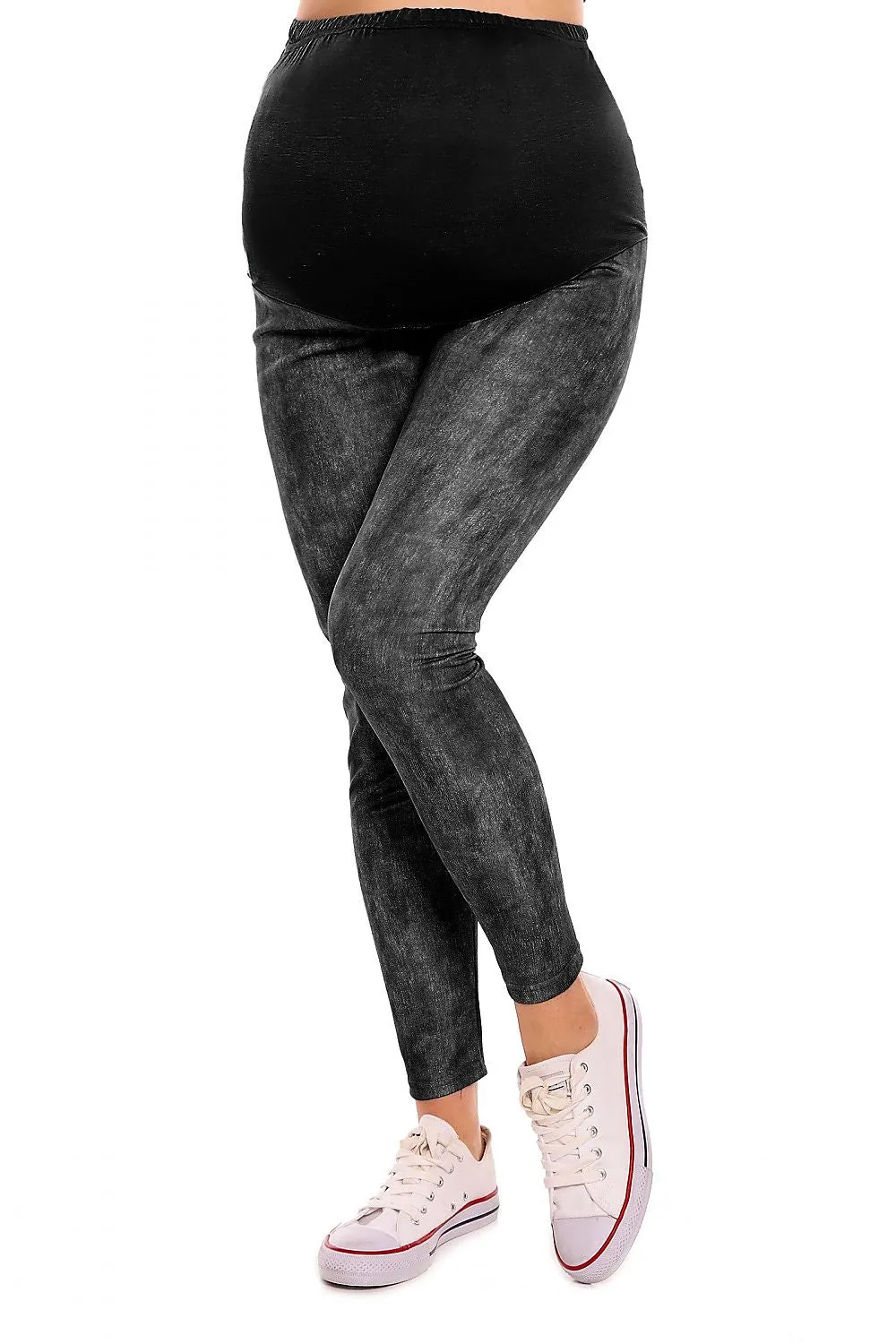 Luxuriously Soft Maternity Leggings with Tummy Control Panel – Effortless Fit & Ultimate Comfort