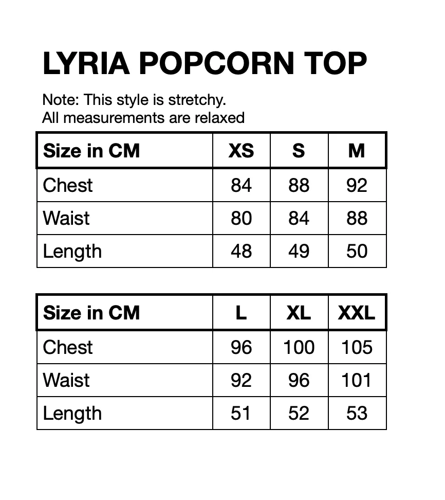 Lyria Popcorn Top - Pink