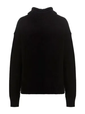 Maglione In Misto Cachemire Con Colletto