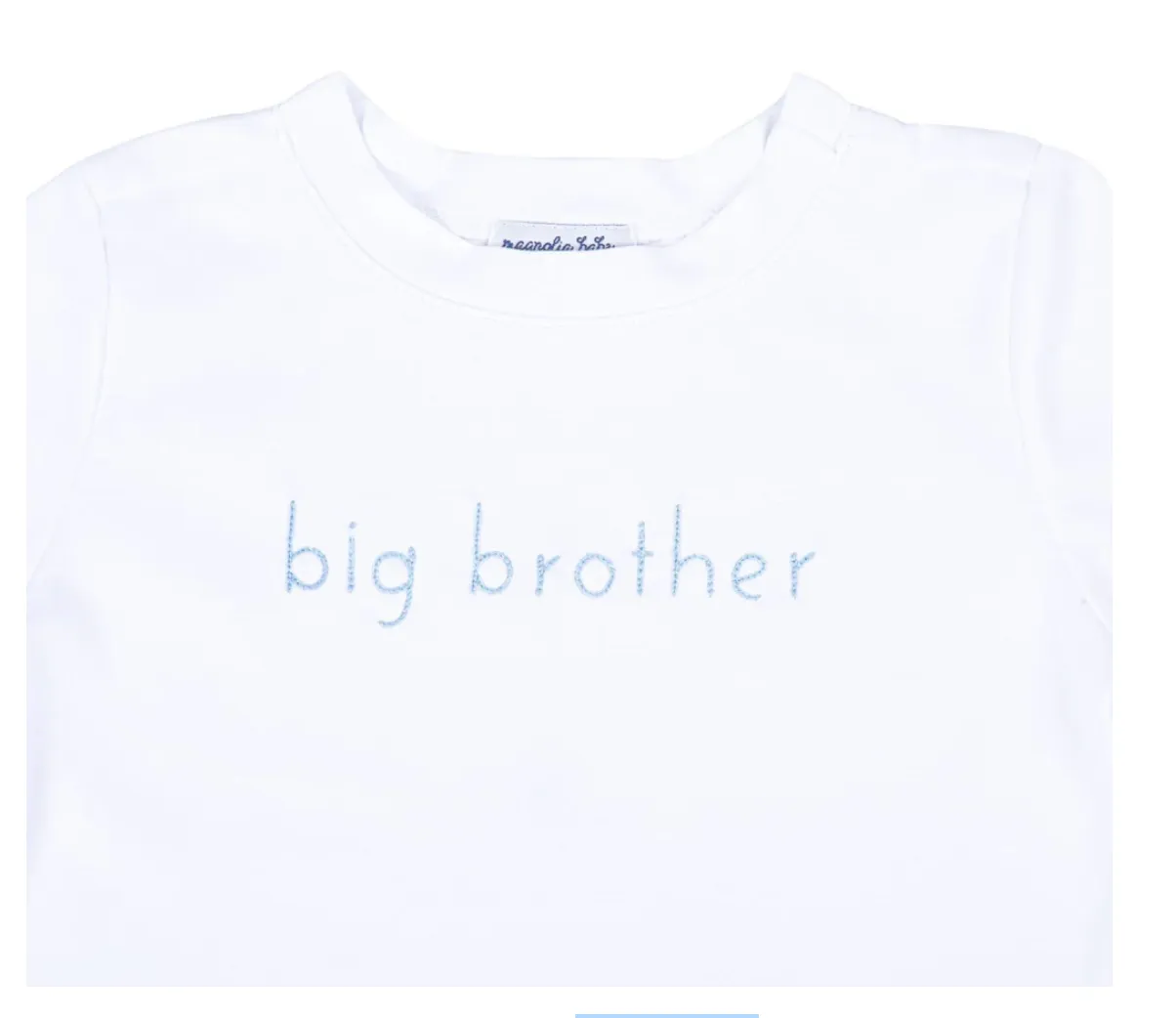 Magnolia Baby: Big Brother Embroidered T-Shirt