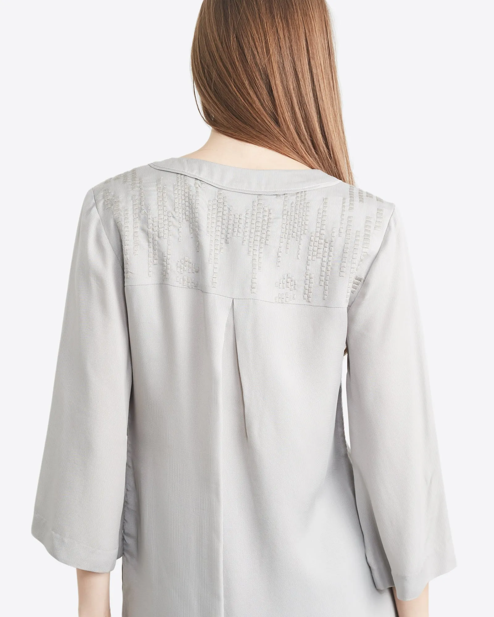 Marcia Hi-Low Embroidered Tunic