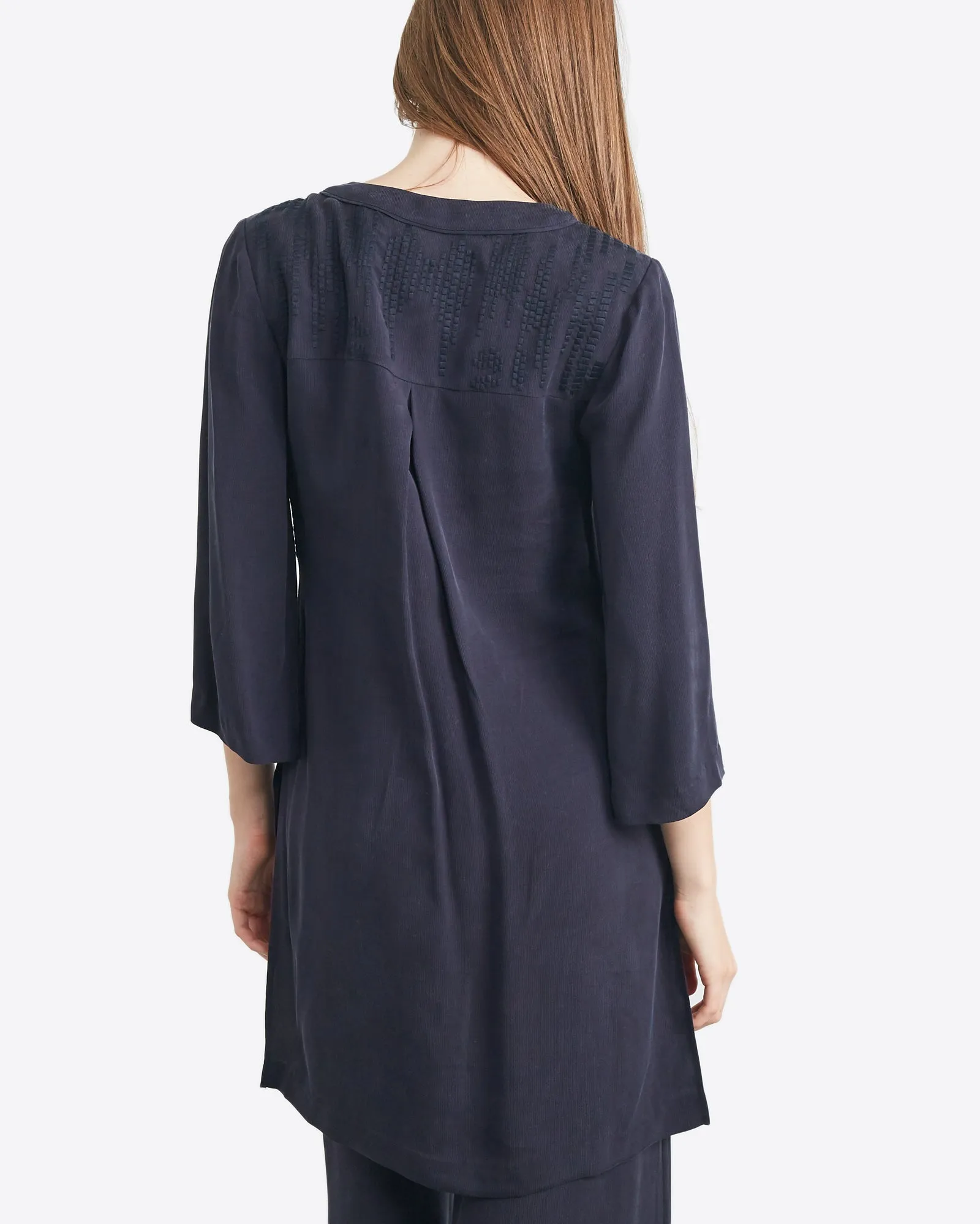 Marcia Hi-Low Embroidered Tunic