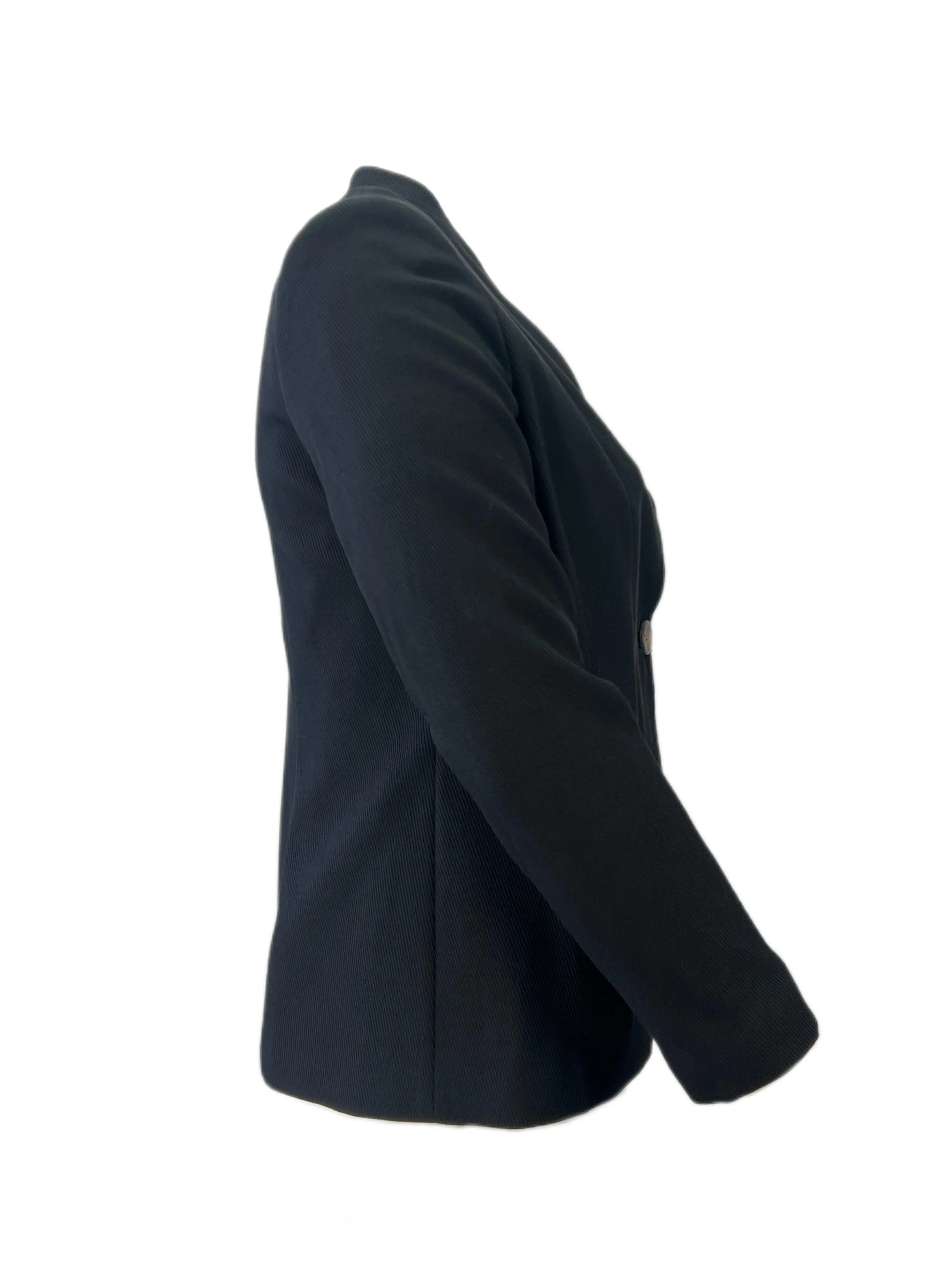 Marina Rinaldi Women's Black Certezza One Button Blazer NWT