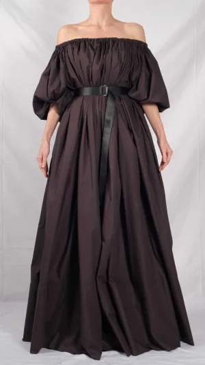 Maxi Dress with Bell Sleeves