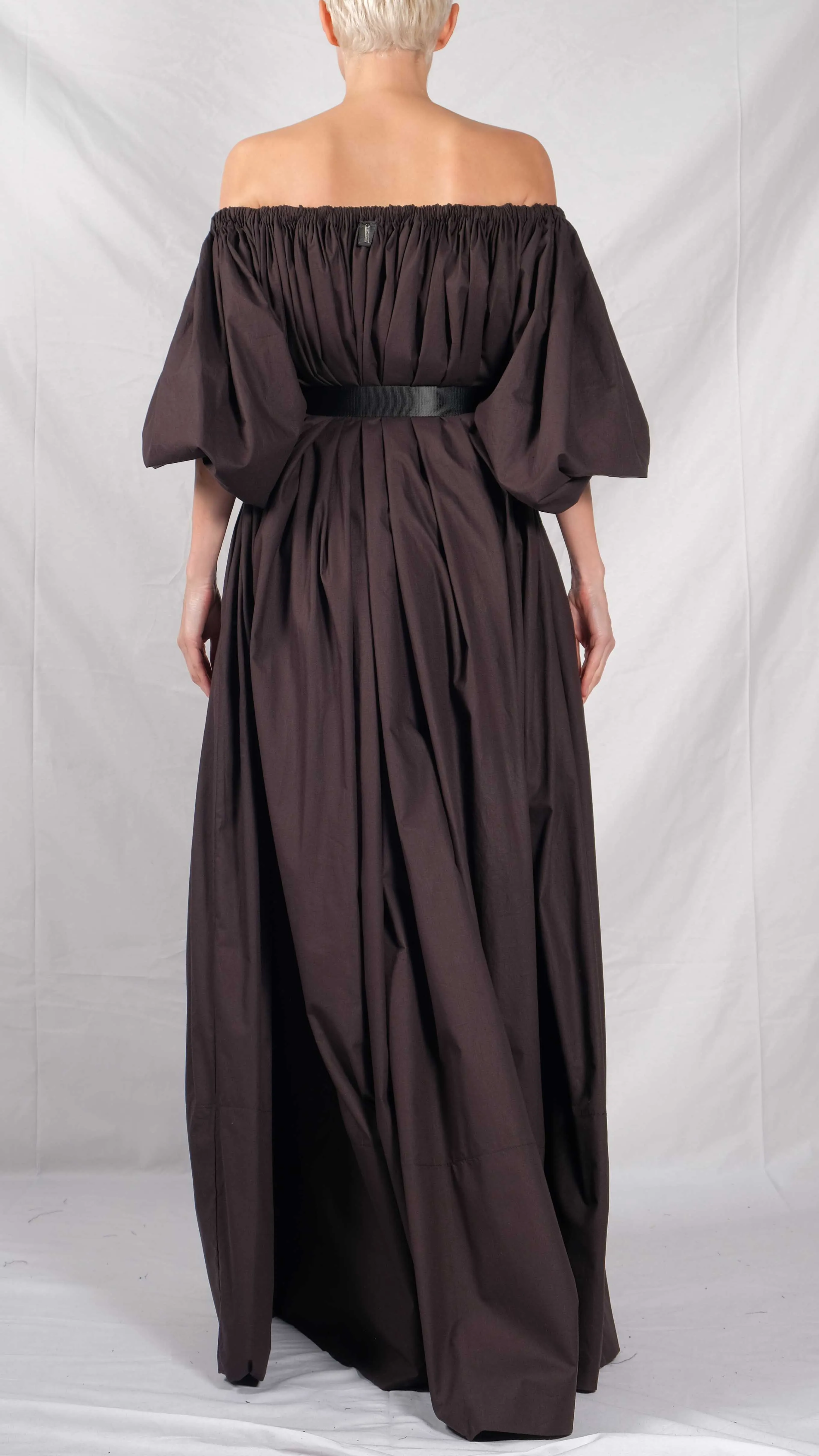 Maxi Dress with Bell Sleeves