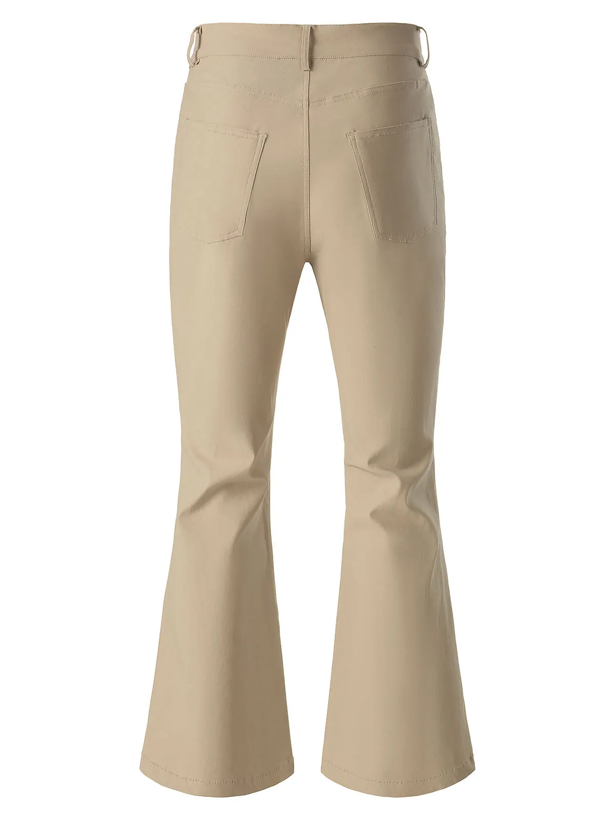 Men's Bell Bottom Pants 70s Disco Outfits Slim Fit Retro Flared Trousers
