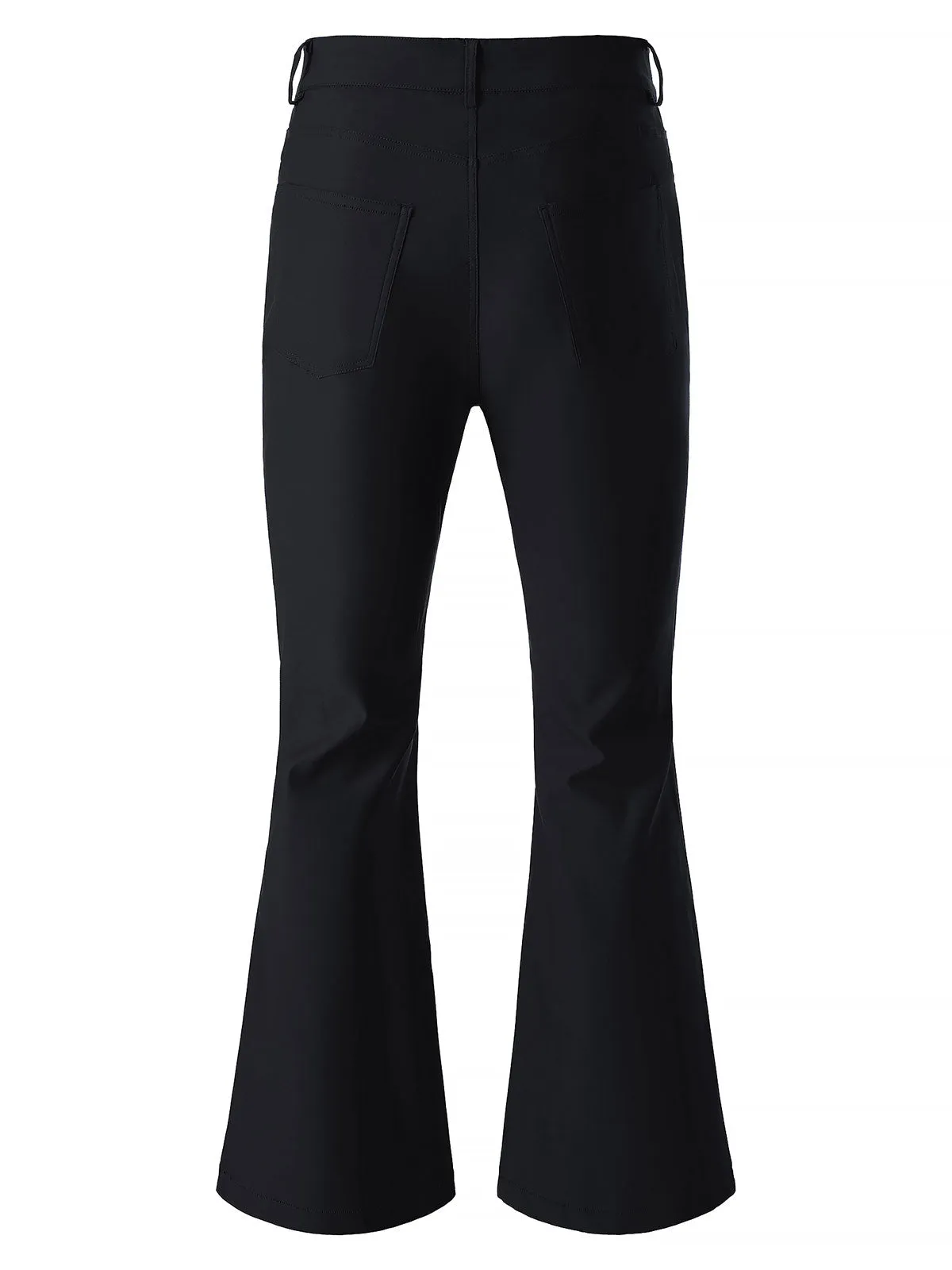 Men's Bell Bottom Pants 70s Disco Outfits Slim Fit Retro Flared Trousers