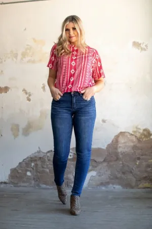 Mid Wash Mid Rise Tall Skinny Jeans