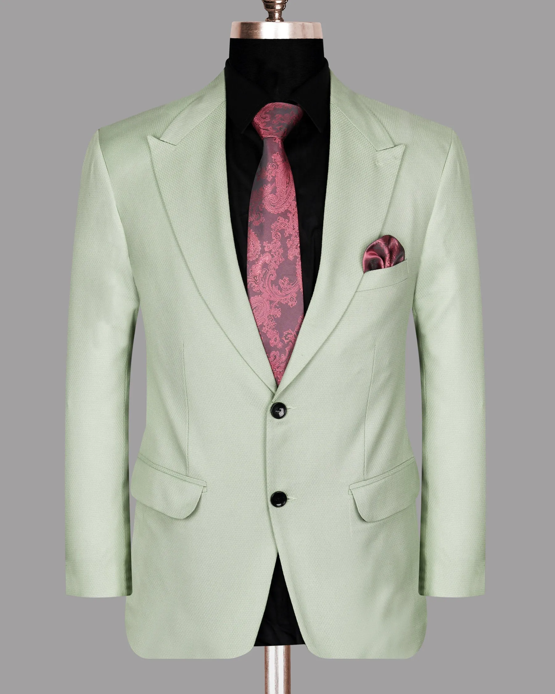 Mint Wool Rich Blazer