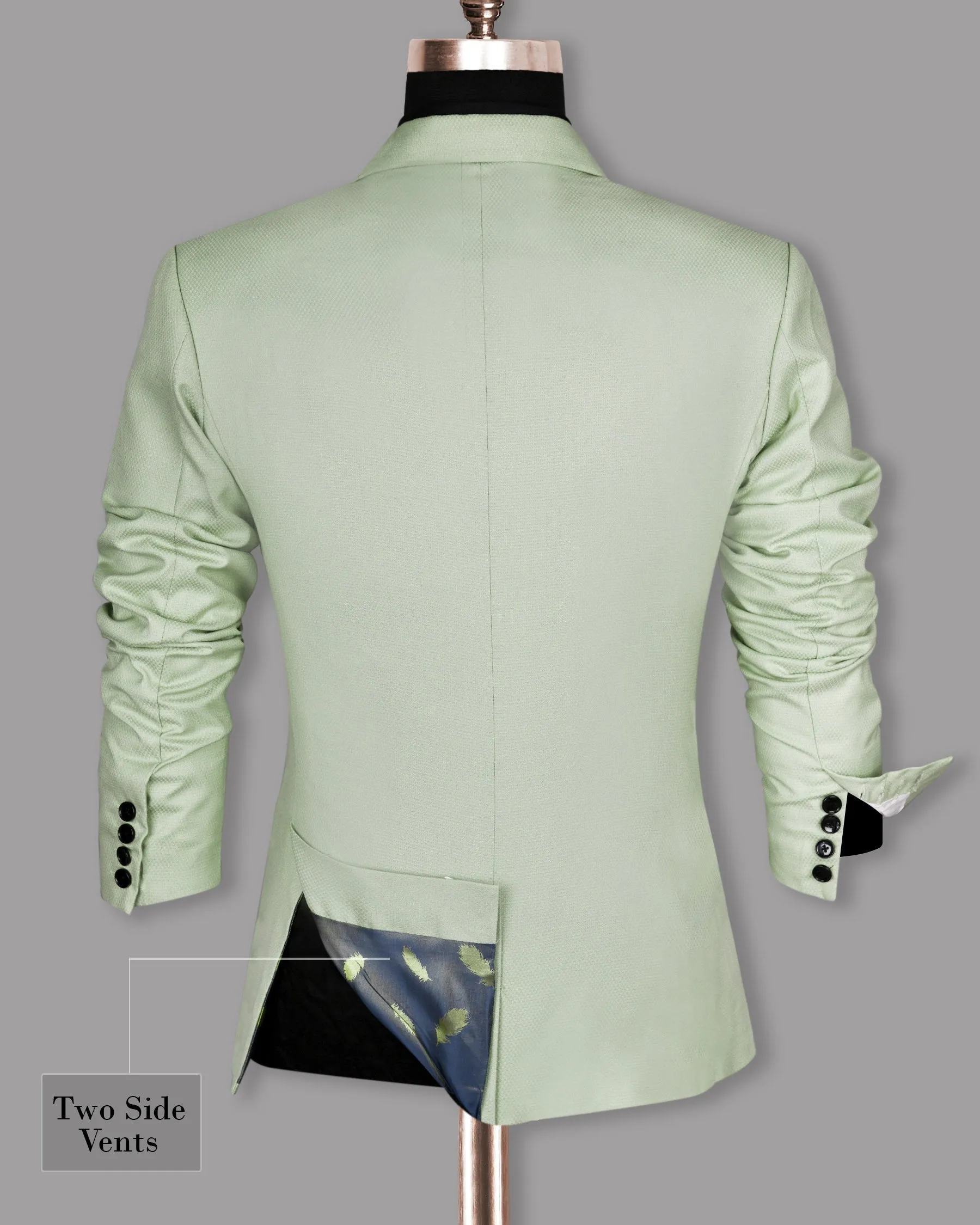 Mint Wool Rich Blazer