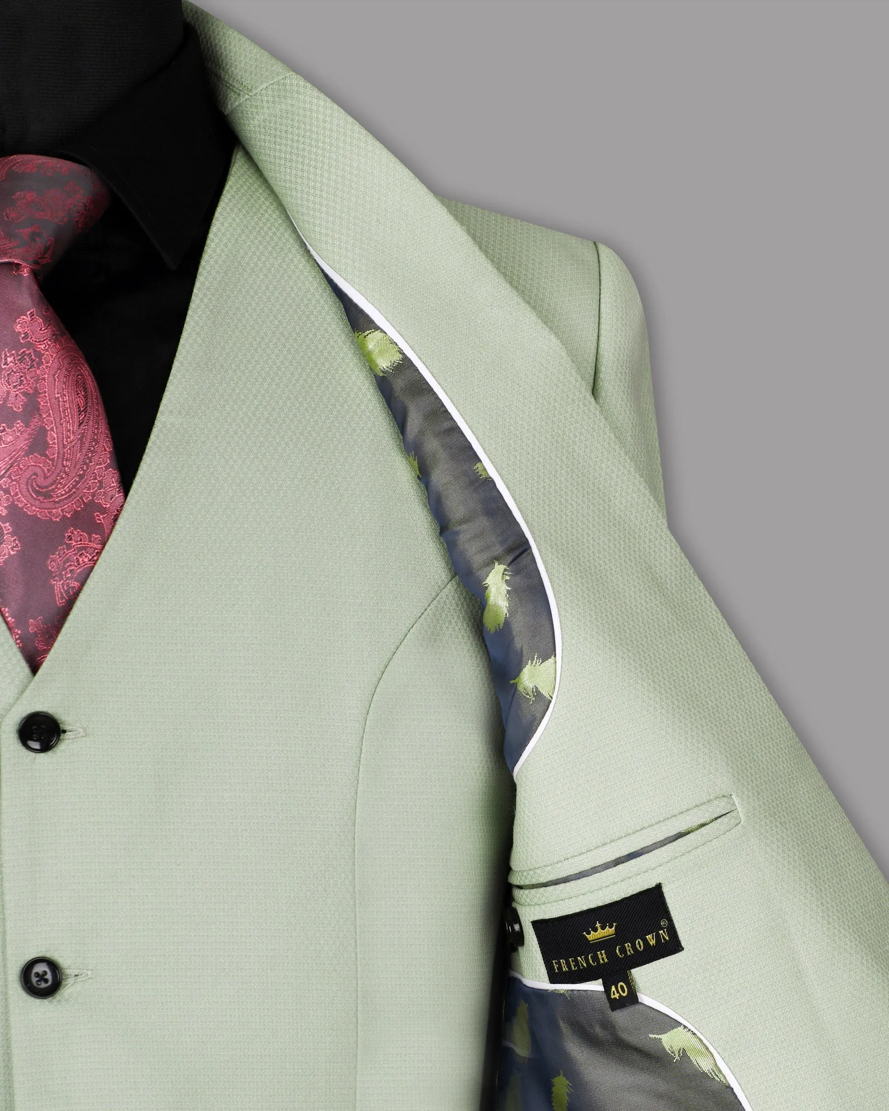 Mint Wool Rich Blazer