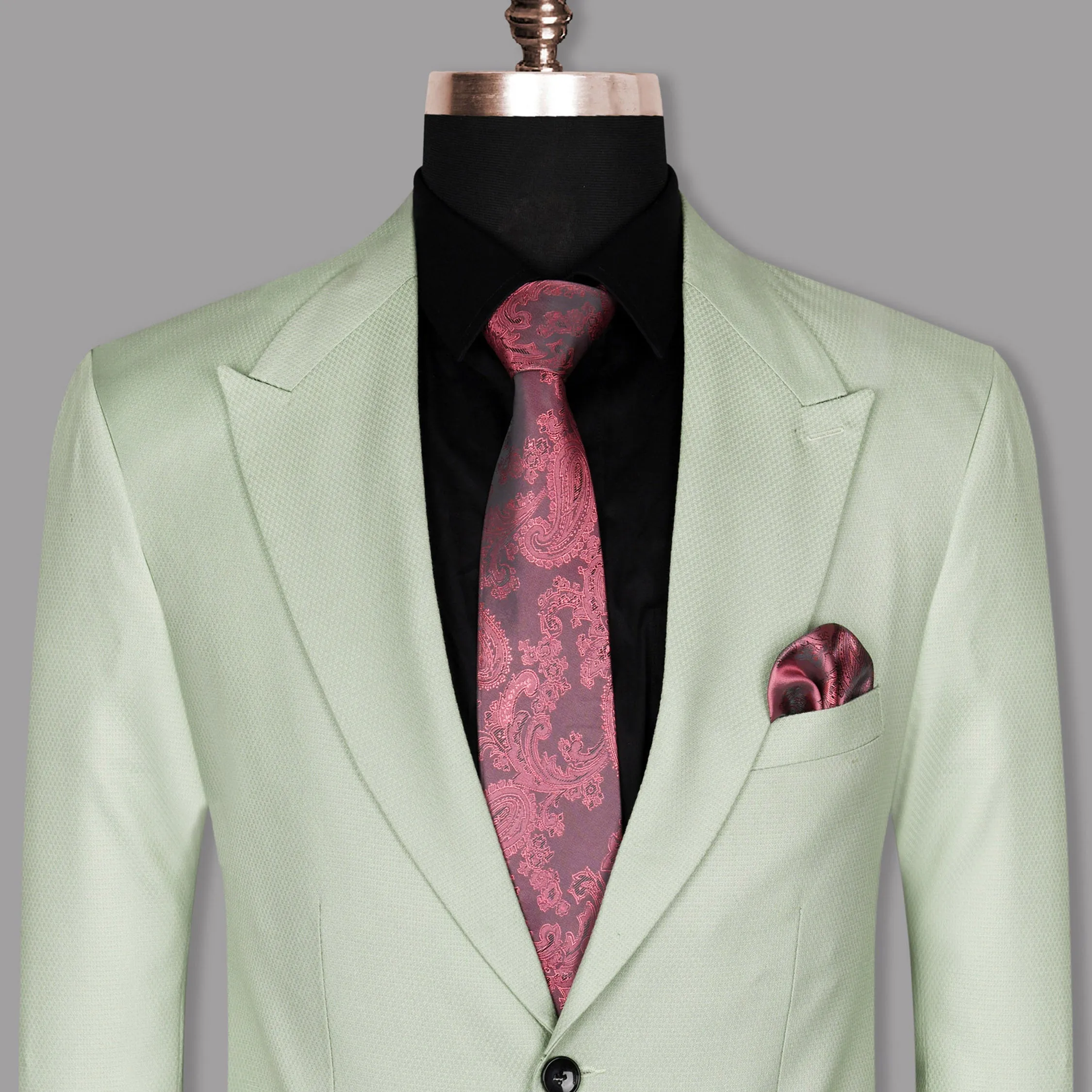 Mint Wool Rich Blazer