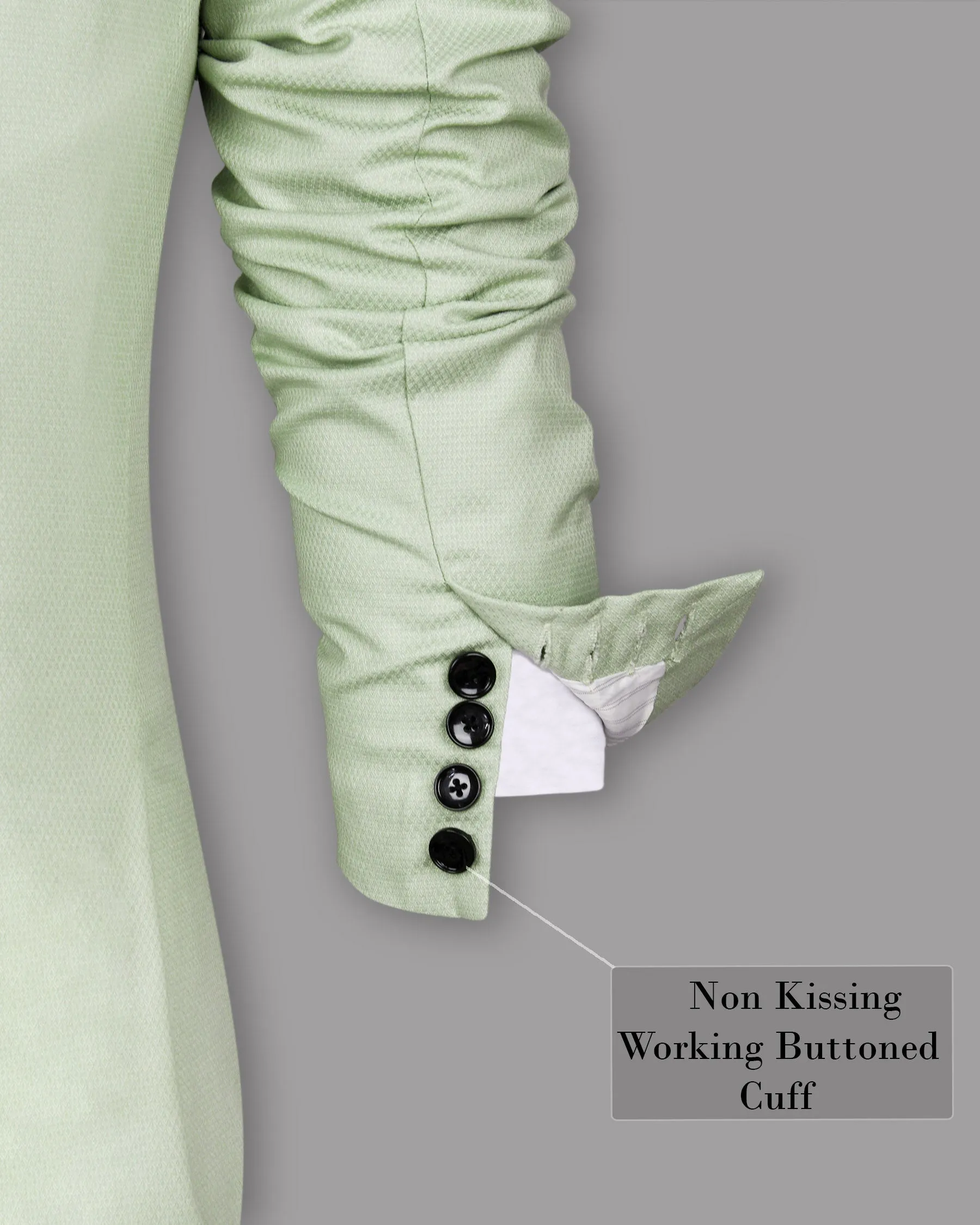 Mint Wool Rich Blazer