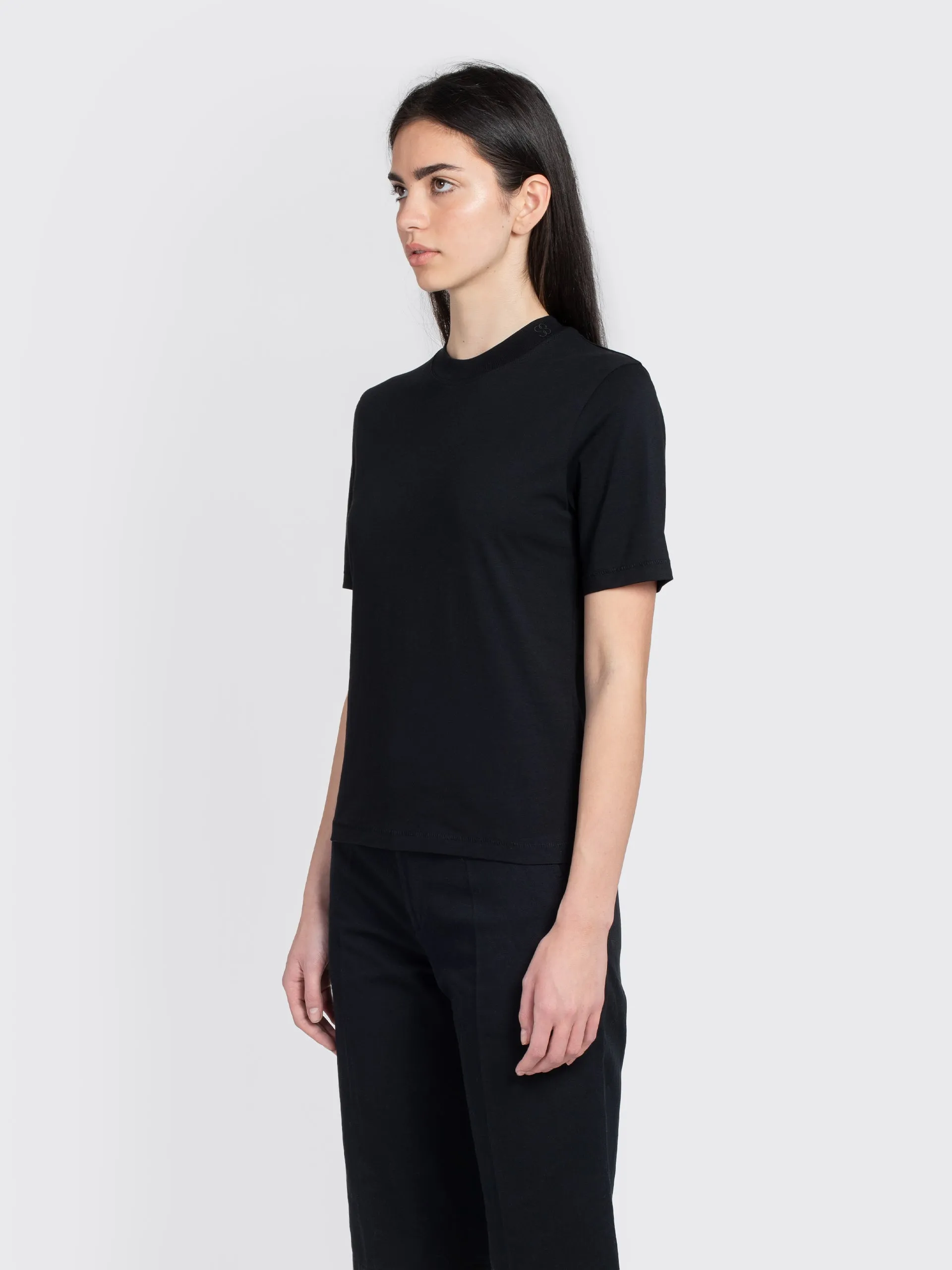 Mock Neck Tee