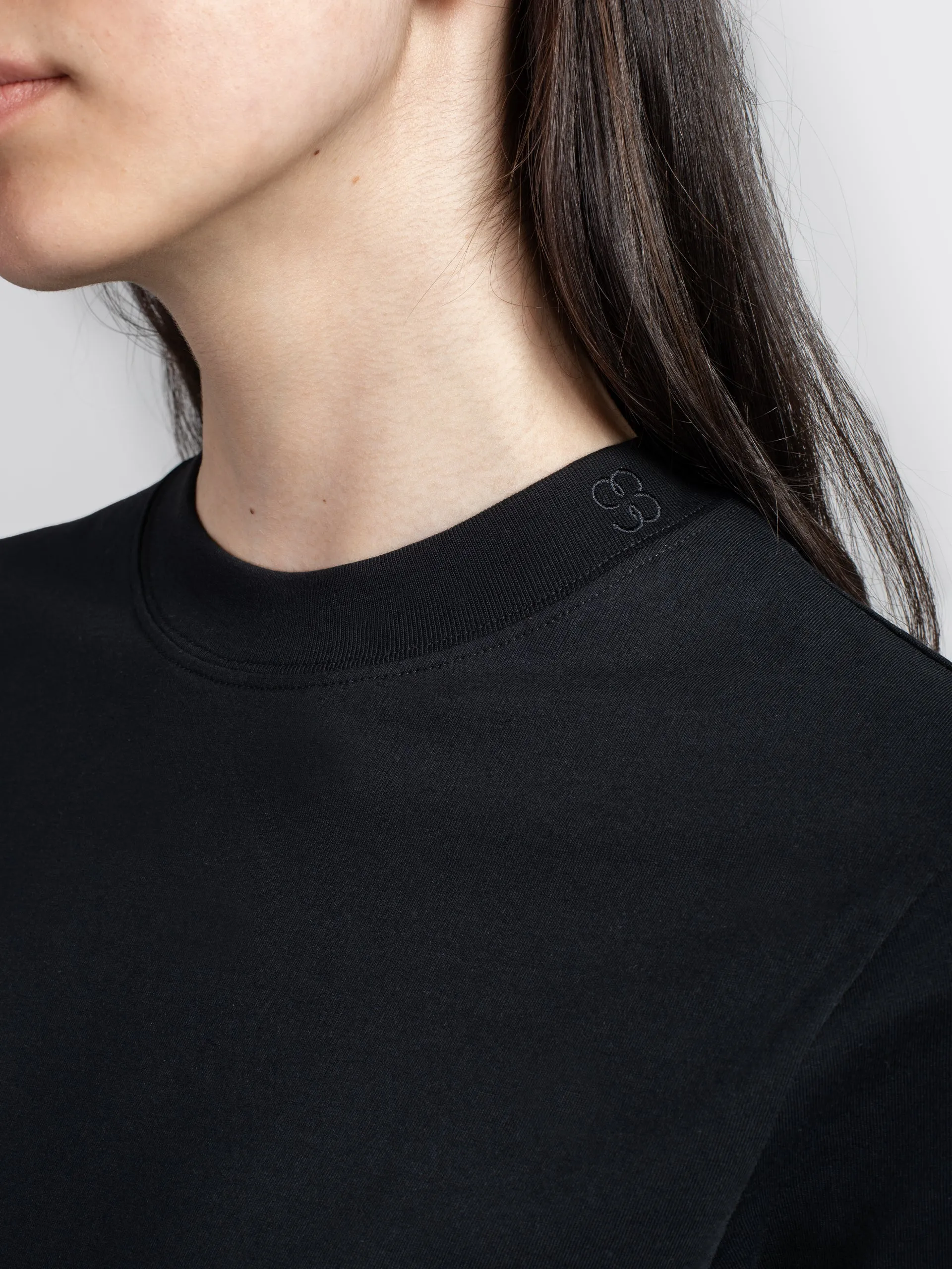 Mock Neck Tee