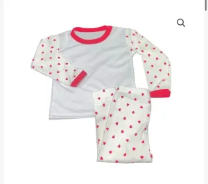 Multi heart pyjamas for personalising