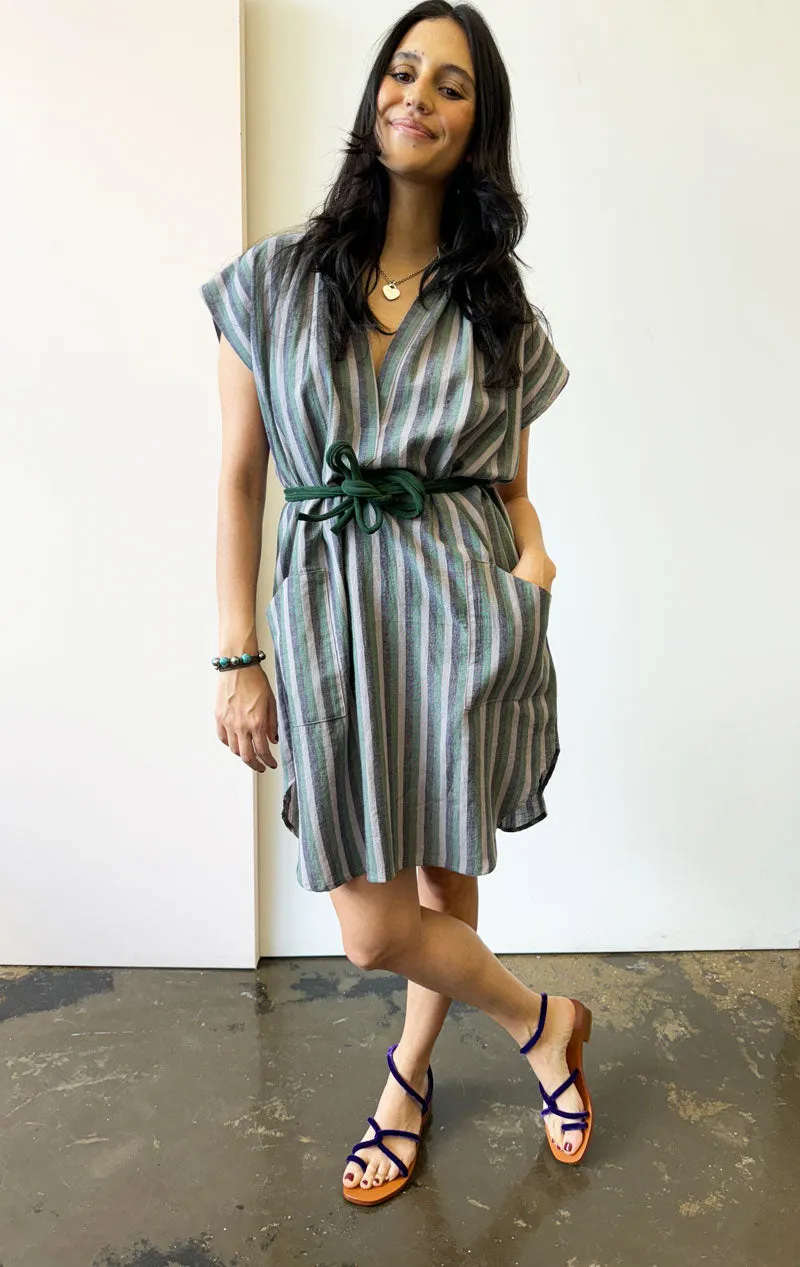 Multi Stripe Pocket Tunic