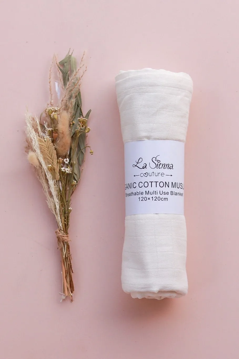 Muslin Baby Wrap - Coconut Milk
