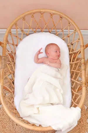 Muslin Baby Wrap - Coconut Milk