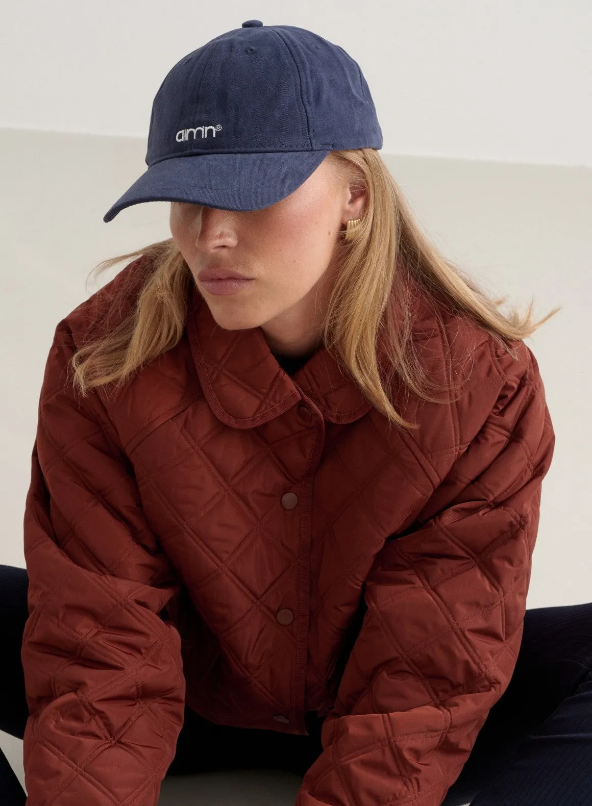 Navy Small Logo Cap