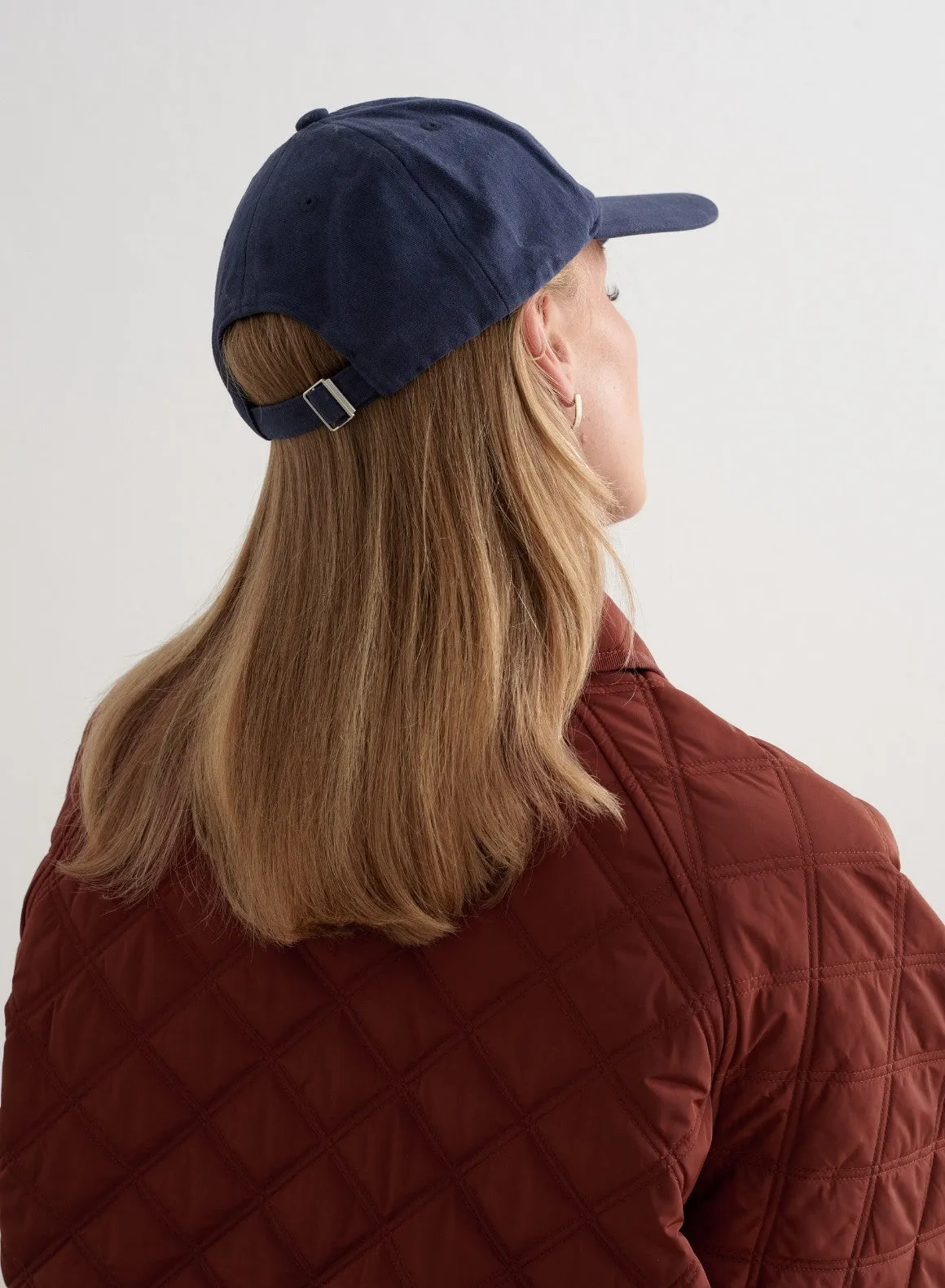 Navy Small Logo Cap