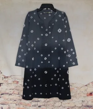 Nebhi Tie Dyed Pure Cotton Tunic Top