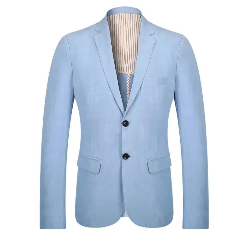 New arrival Mens fashion blazer linen suit spring high quality very large Bead line obese plus extra size M L XL XXL XXXL -8XL