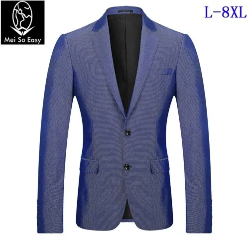 New arrival Mens fashion blazer linen suit spring high quality very large Bead line obese plus extra size M L XL XXL XXXL -8XL