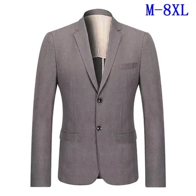 New arrival Mens fashion blazer linen suit spring high quality very large Bead line obese plus extra size M L XL XXL XXXL -8XL