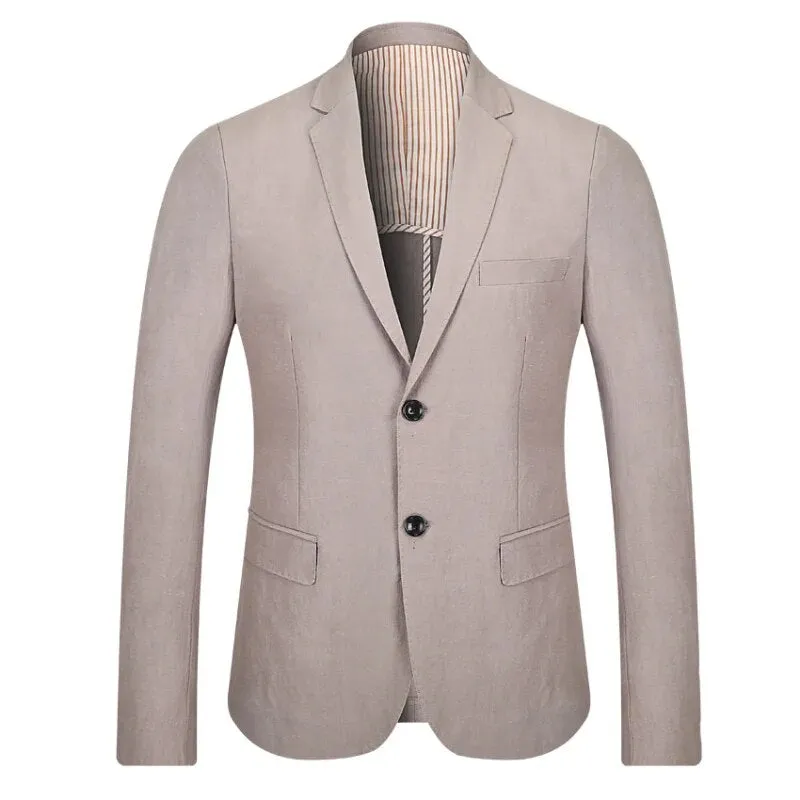 New arrival Mens fashion blazer linen suit spring high quality very large Bead line obese plus extra size M L XL XXL XXXL -8XL