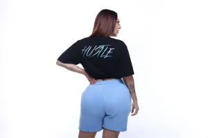 Next Level Hustle Cropped Tee