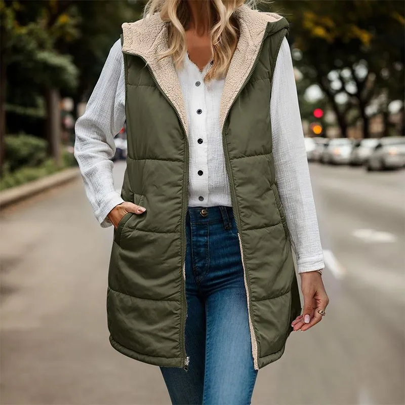 Nicole | Reversible Padded Gilet