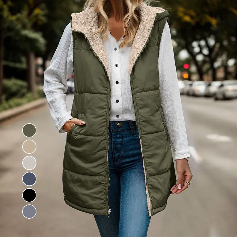 Nicole | Reversible Padded Gilet