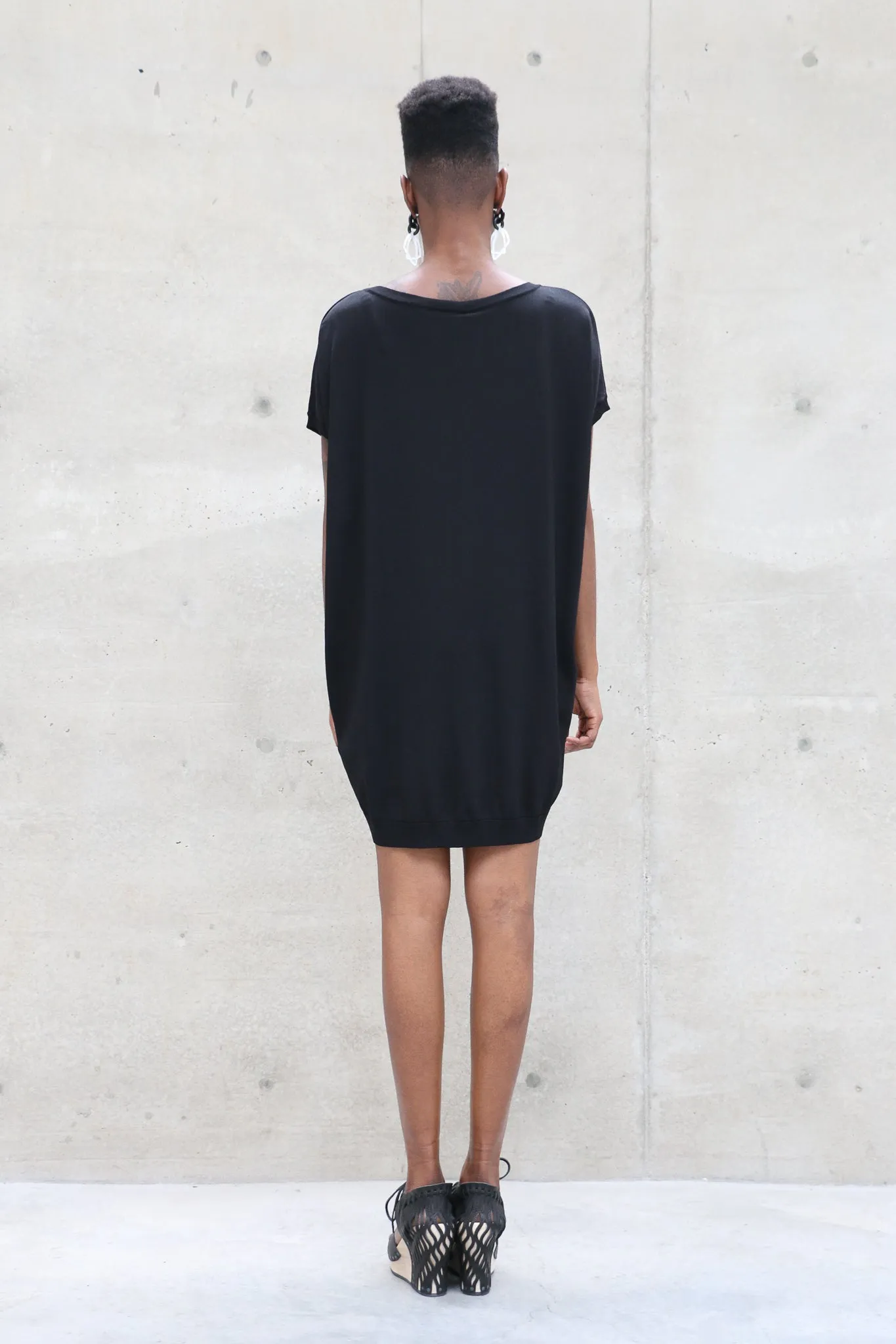 Oblique Embroidered Tunic