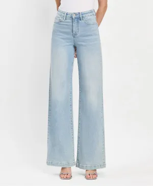 Olivia High Rise Wide Leg Jeans in Blue